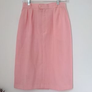 Vintage Pink Pencil Skirt